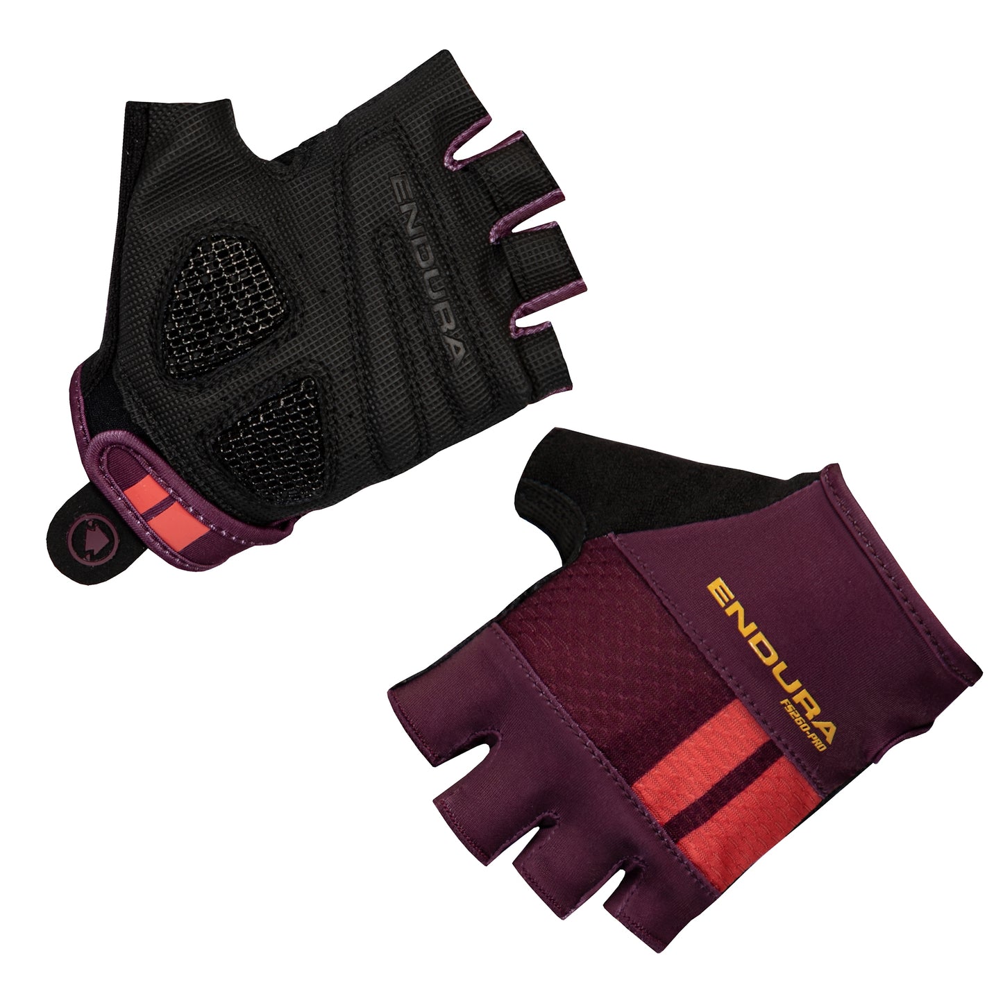 ENDURA FS260 AEROGEL II Women's Short Gloves Bordeaus