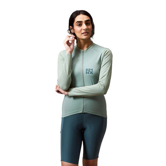 ENDURA ALLTRACK RIDE Women's Long Sleeve Jersey Sage Green