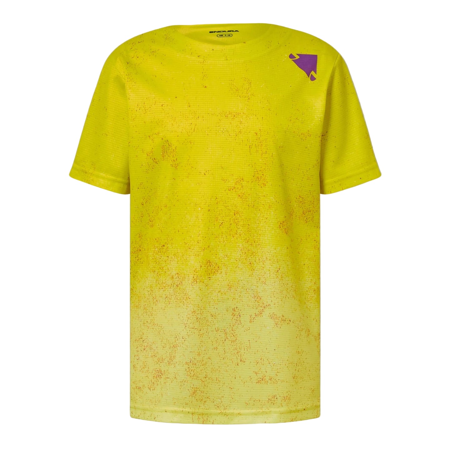 ENDURA SINGLETRACK Junior Short Sleeve Jersey Yellow