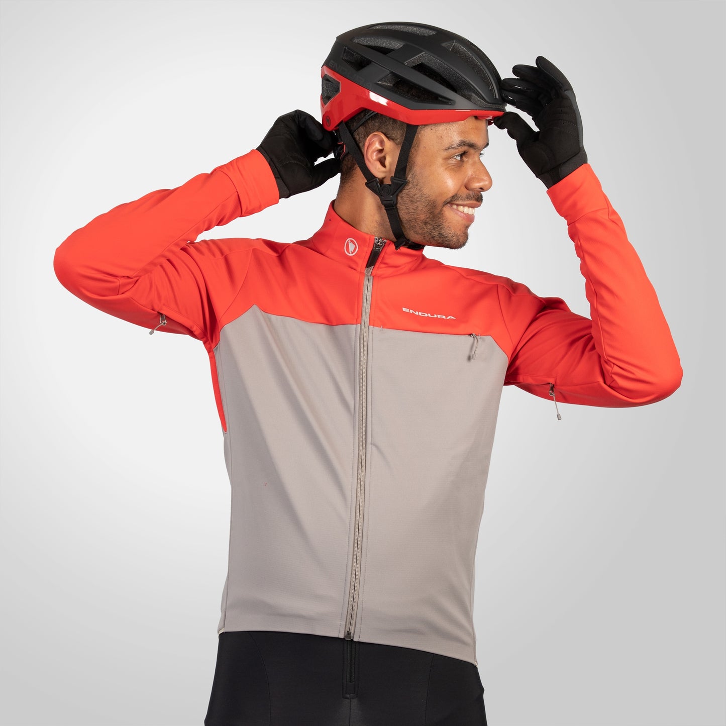 ENDURA WINDCHILL II Jacket Grey/Red
