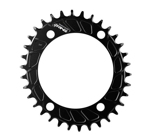 Plateau Mono Oval 11/12V ROTOR Q-RING MTB 4 Holes 110mm