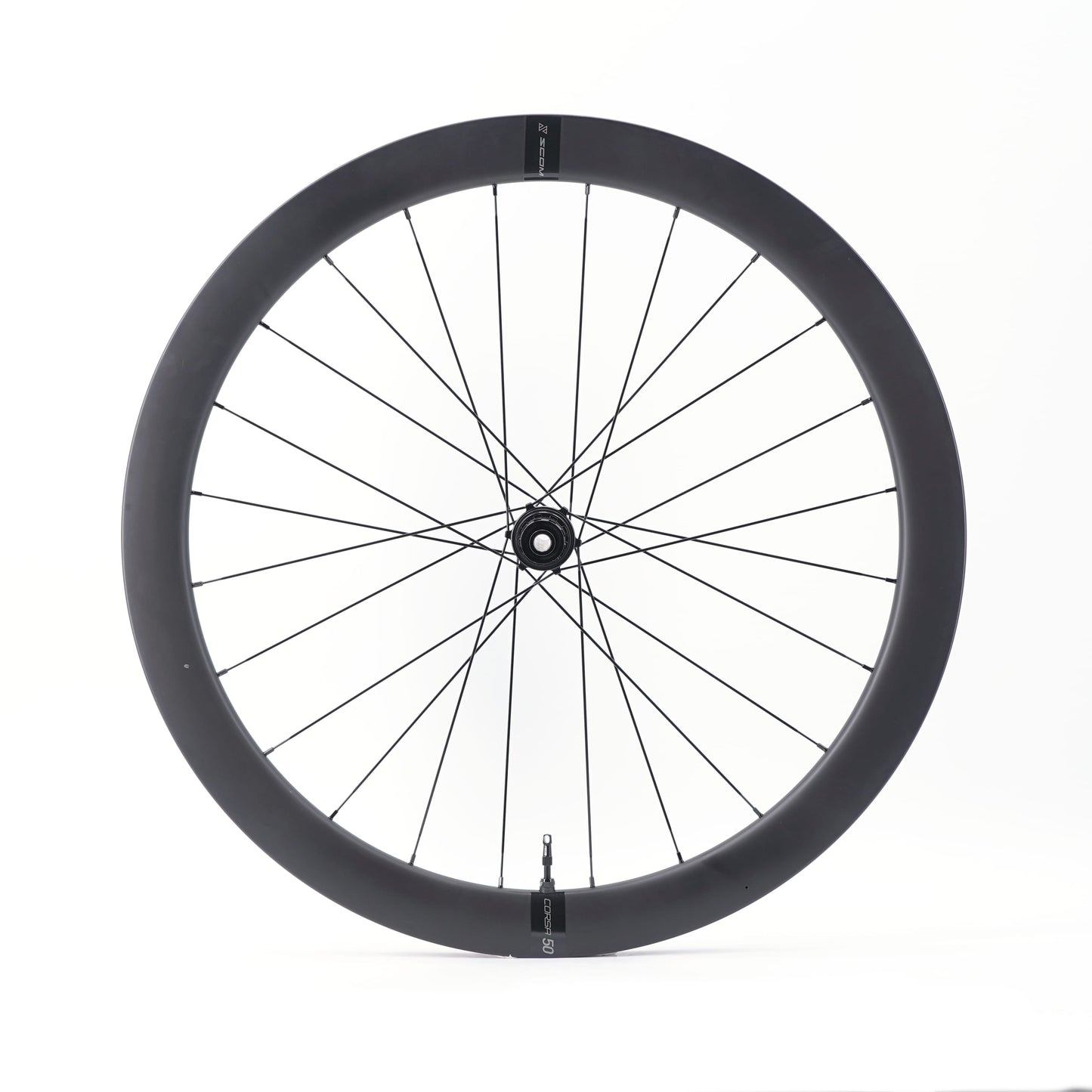 Pair of SCOM CORSA 50 Tubeless Ready Wheels (Center Lock)
