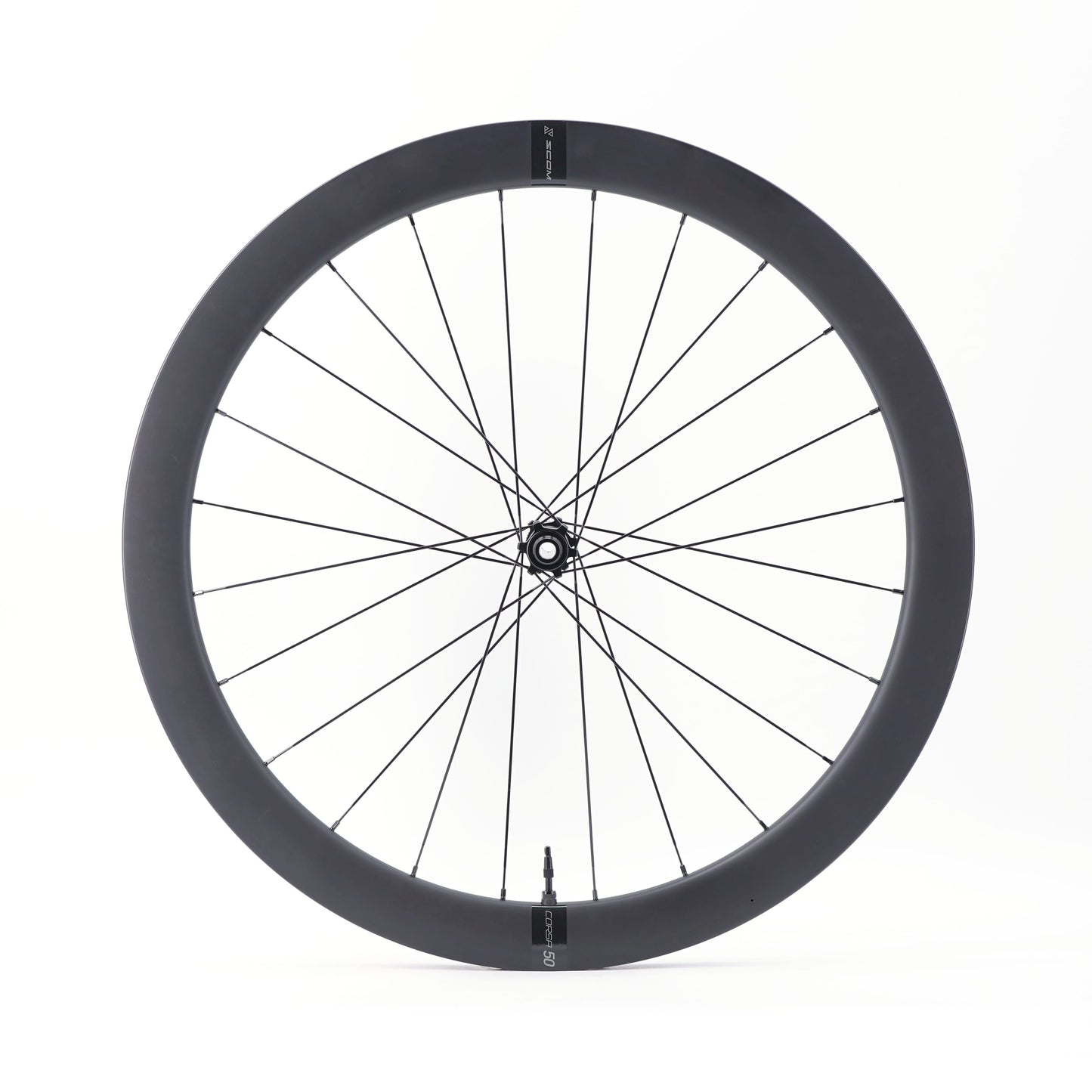 Pair of SCOM CORSA 50 Tubeless Ready Wheels (Center Lock)