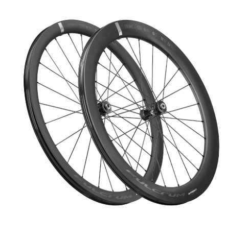 Pair of FULCRUM SPEED 57 C23 DISC Wheels with Tires (Center Lock)