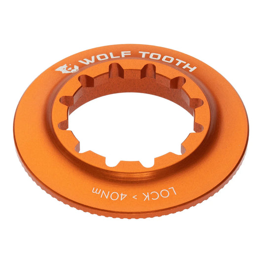 WOLF TOOTH Orange Internal Centerlock Nut