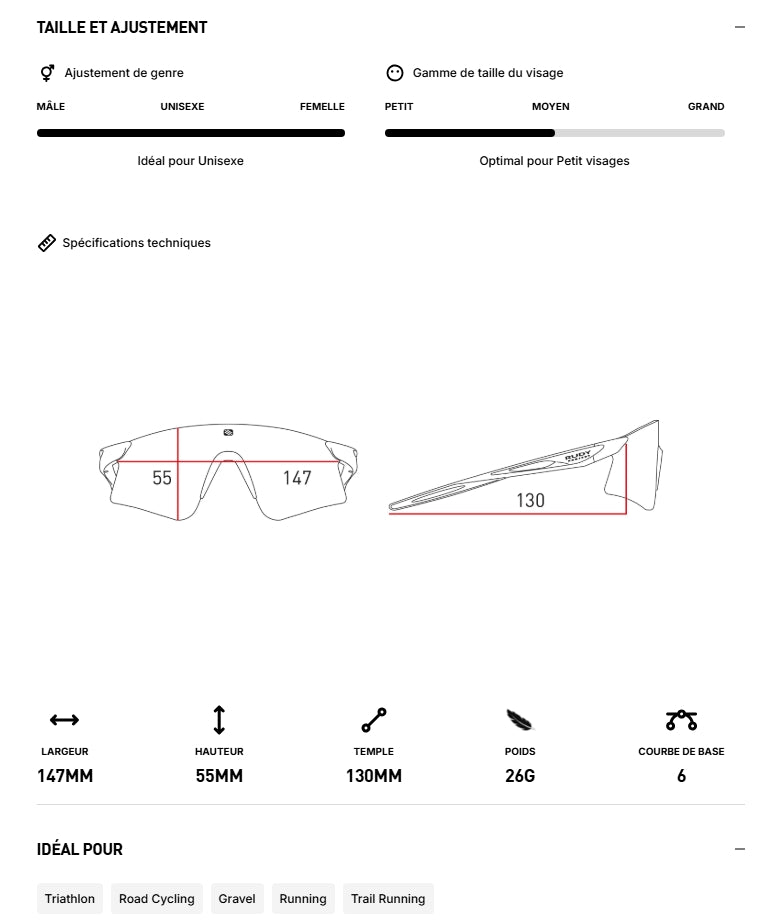 RUDY PROJECT ASTRAL Glasses Matt White RP Optics Multilaser Blue Lenses