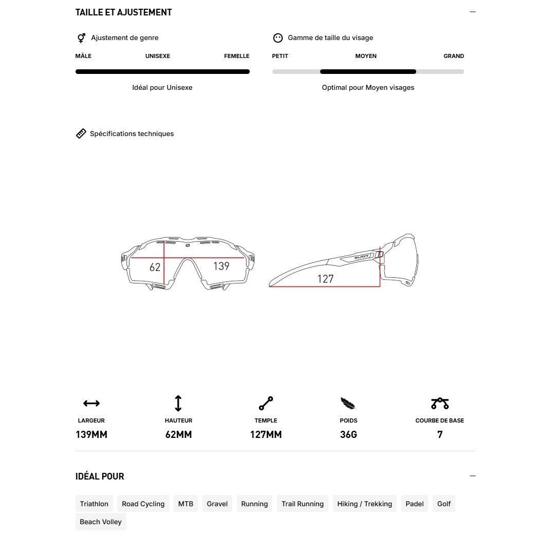 RUDY PROJECT CUTLINE White Glasses RP Optics Multilaser Rose Gold