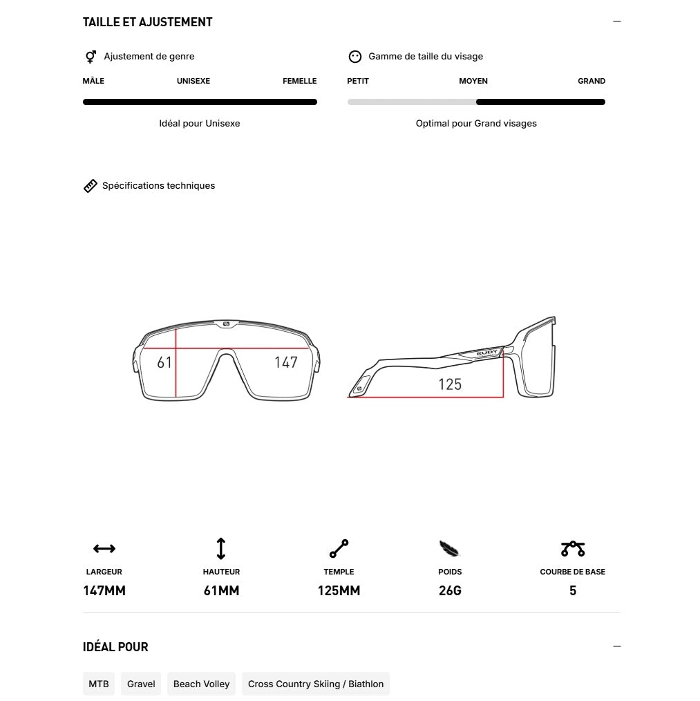 RUDY PROJECT SPINSHIELD Glasses Black RP Optics Multilaser Blue Lenses
