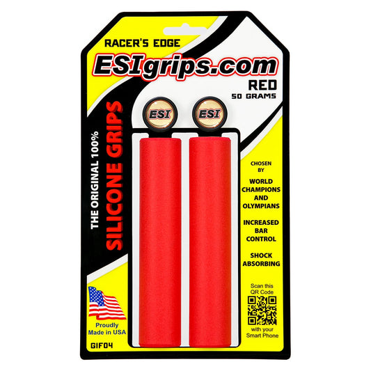 Grips ESI RACER'S EDGE 130 mm Red