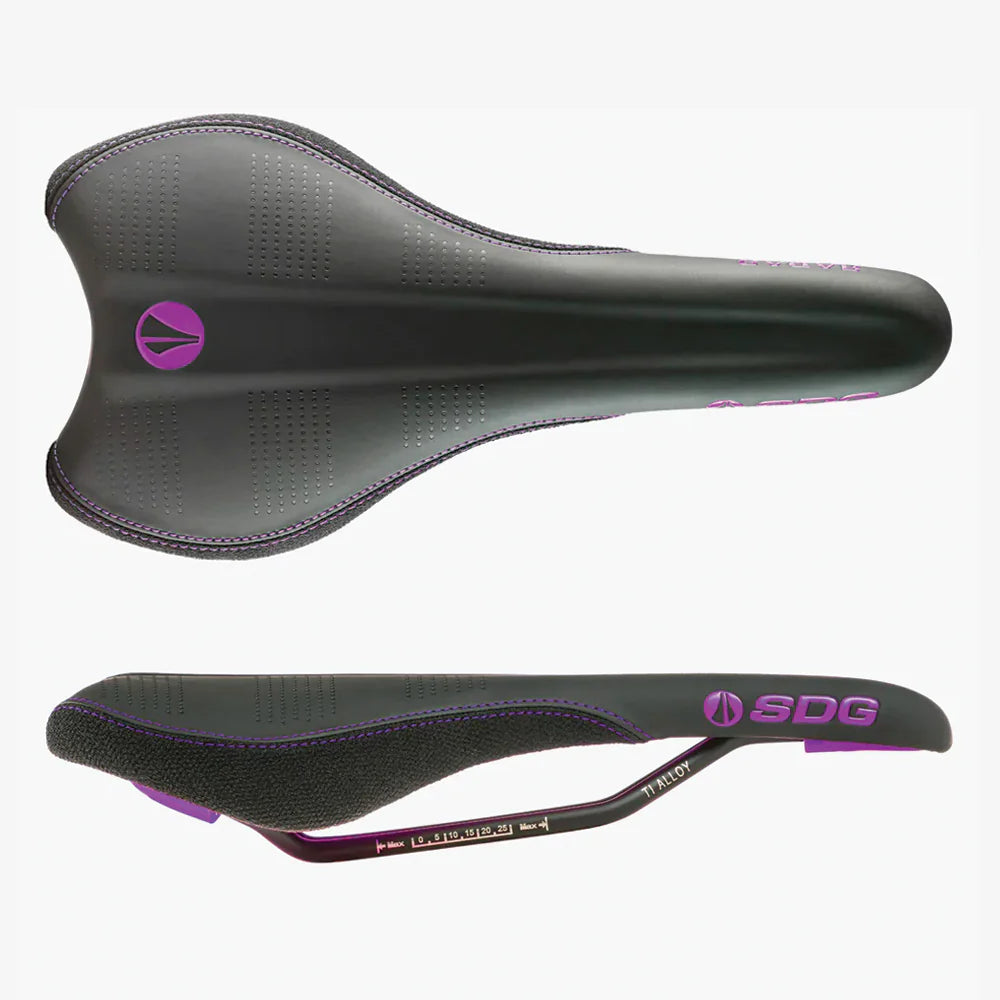 Saddle SDG RADAR MTN Rails Cro-Mo Black/Purple