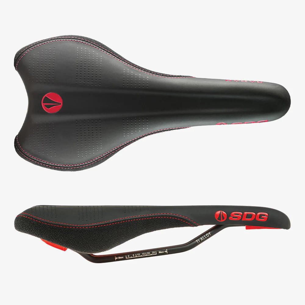 Saddle SDG RADAR MTN Rails Cro-Mo Black/Red