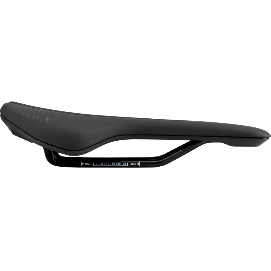 Saddle PROLOGO RAION 135mm RECYCLED Steel Rails Black