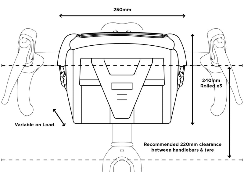 Handlebar bag RESTRAP BARPACK 10L Orange