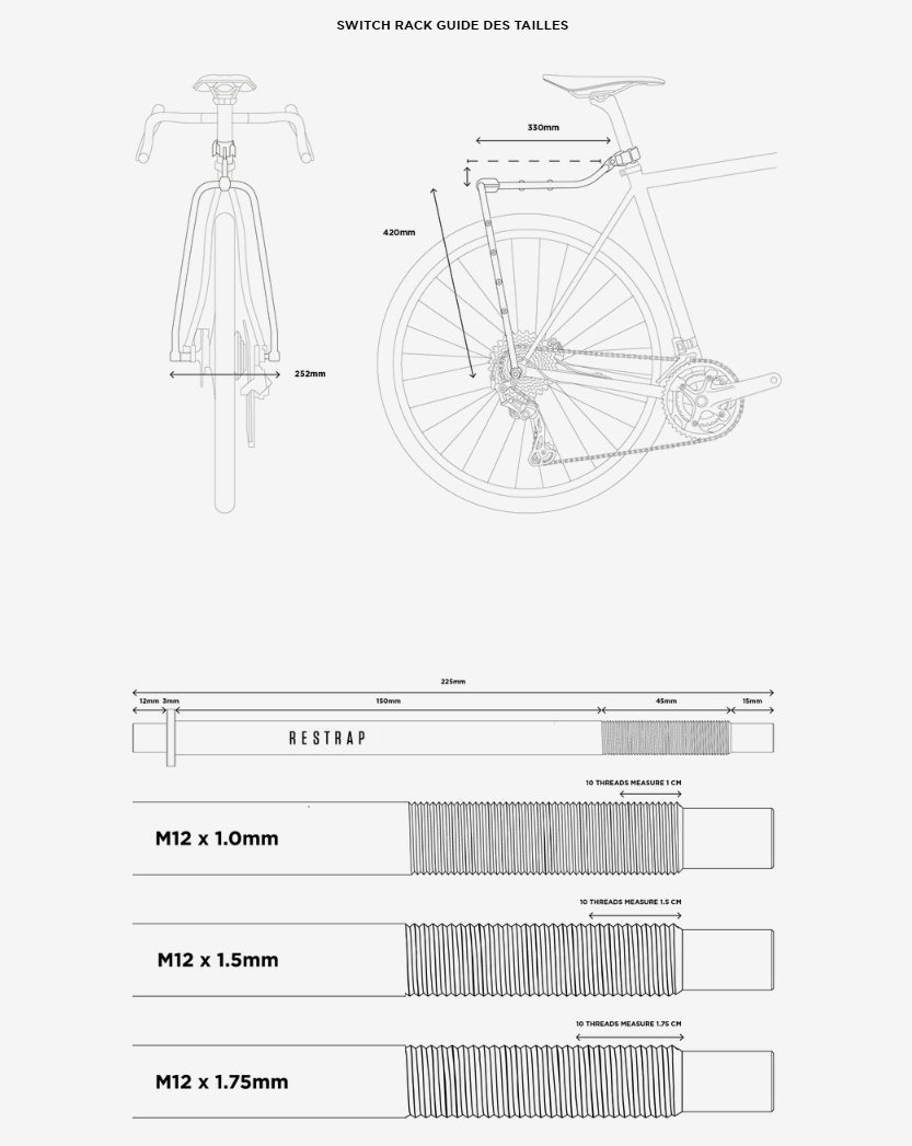 RESTRAP SWITCH RACK luggage rack