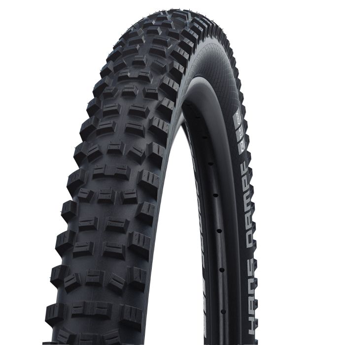 SCHWALBE HANS DAMPF 27.5x2.35 ADDIX Performance Twinskin Tubeless Ready Soft Black tire