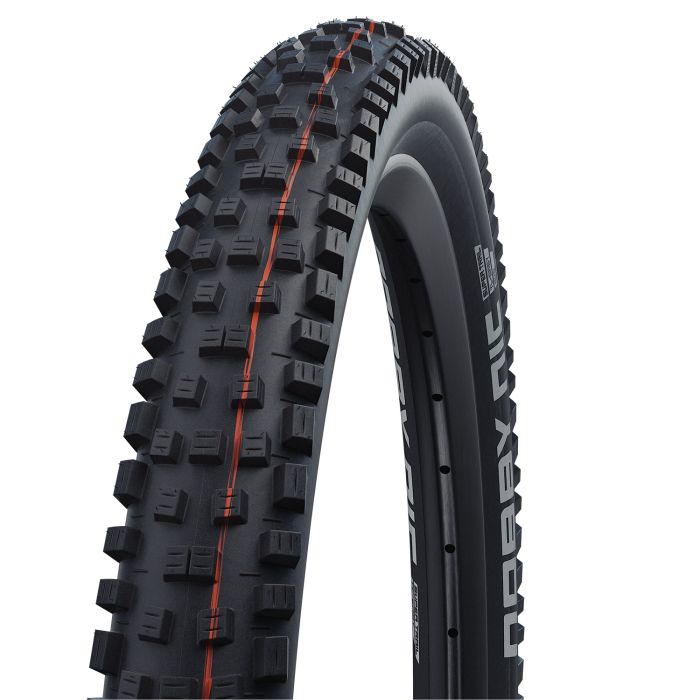 SCHWALBE NOBBY NIC 27.5x2.60 ADDIX SOFT SUPERTRAIL Tubeless Ready Soft Black tire