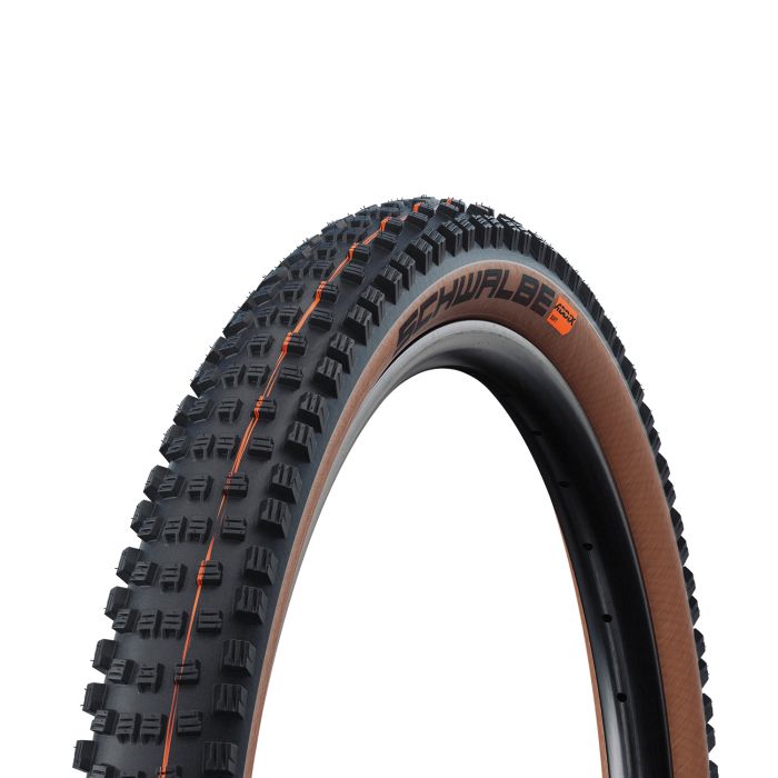 SCHWALBE WICKED WILL 29x2.40 ADDIX SOFT SUPERRACE Tubeless Ready Soft Brown tire