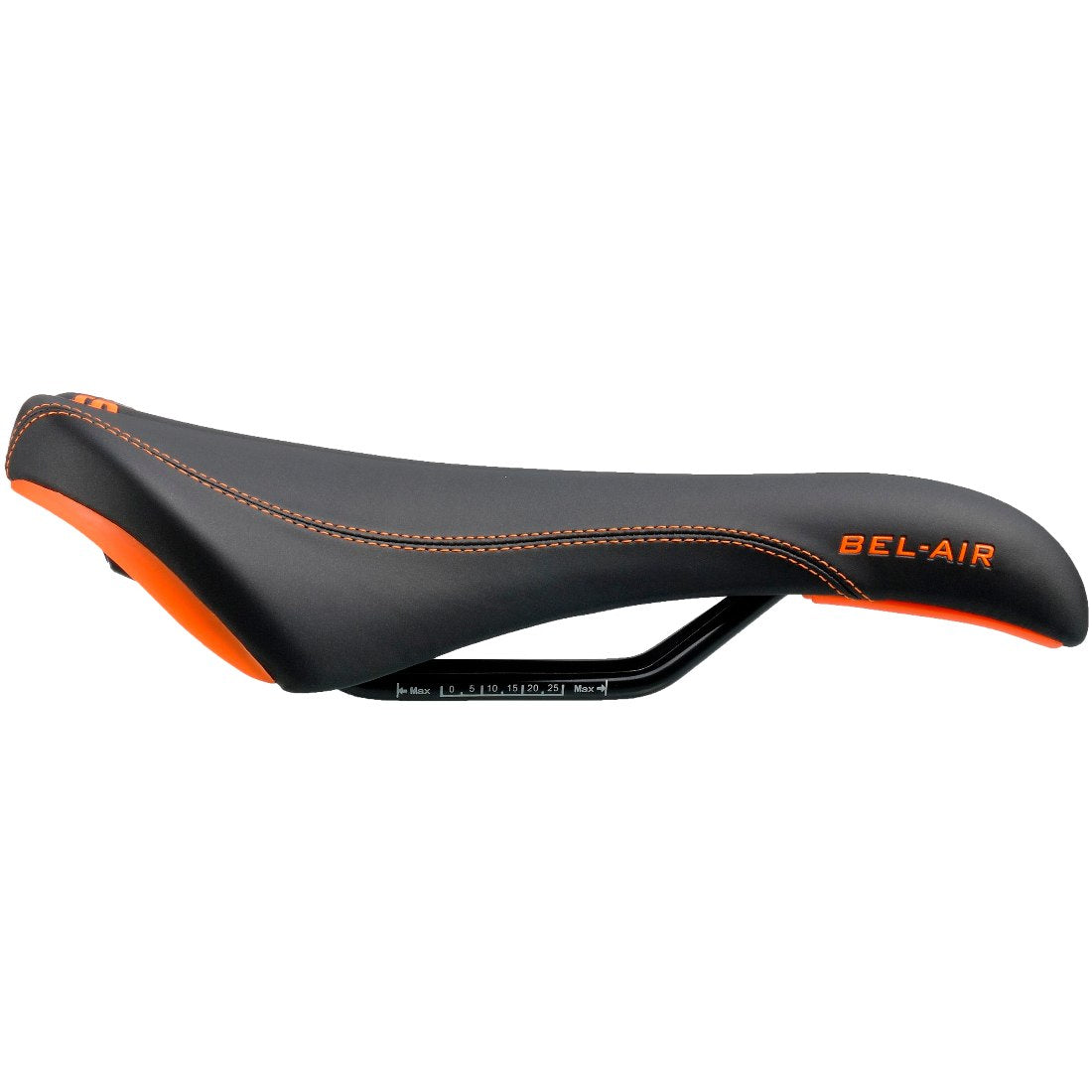 SDG BEL-AIR RL Steel Rails Saddle Black/Orange