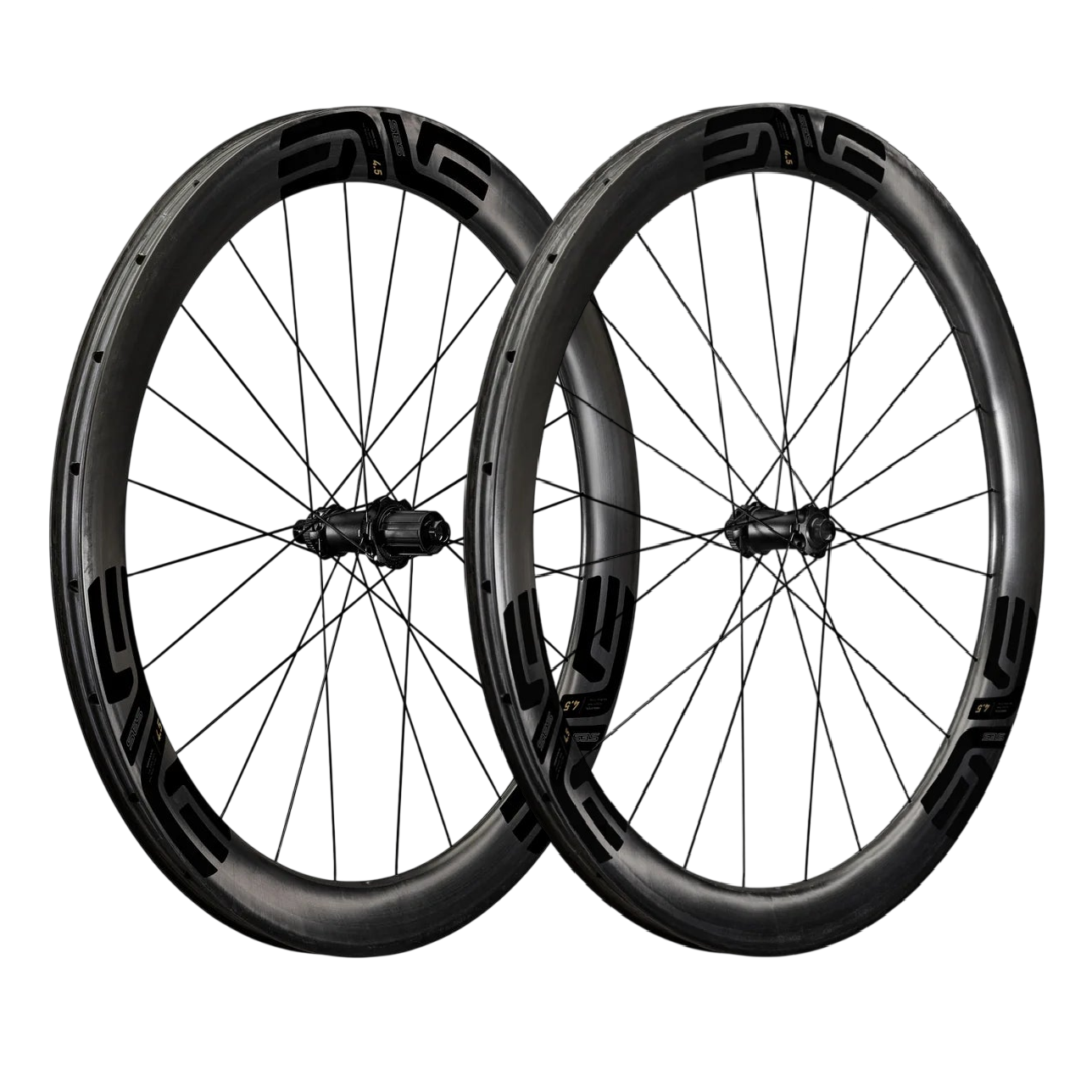 Pair of ENVE SES 4.5 Tubeless Reday Wheels (Center Lock) Black