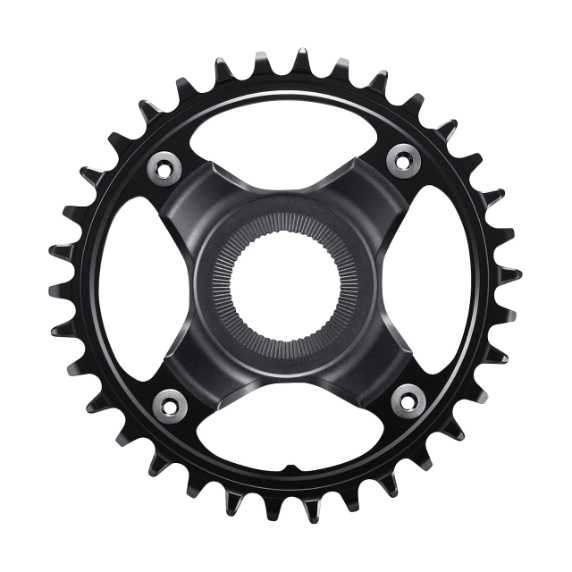 SHIMANO SM-CRE80-B 12V 4-hole Mono chainring (chain line 55mm)