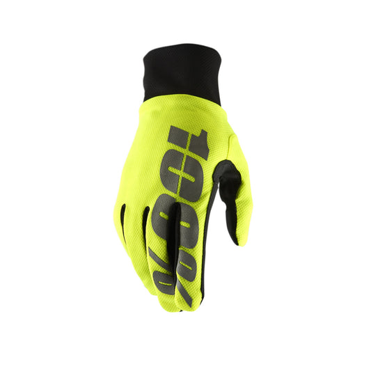 100% HYDROMATIC Waterproof Gloves Yellow