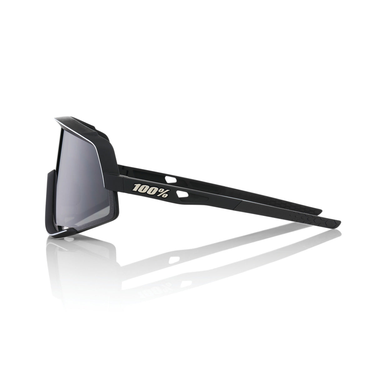 Glasses 100% GLENDALE Soft Tact Black Smoke Lens