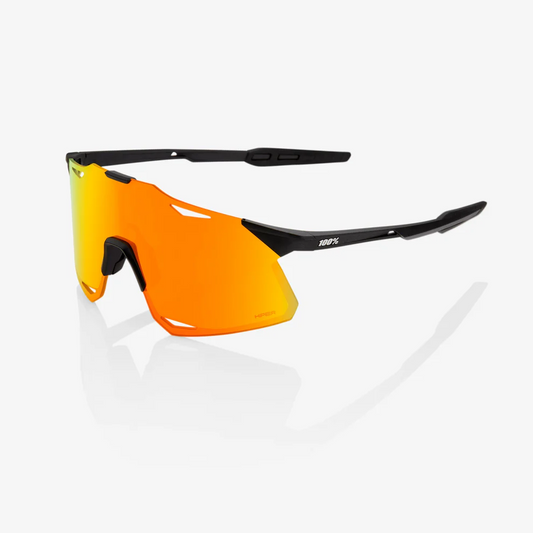100% HYPERCRAFT Black Matt Hiper Red Mirror Goggles