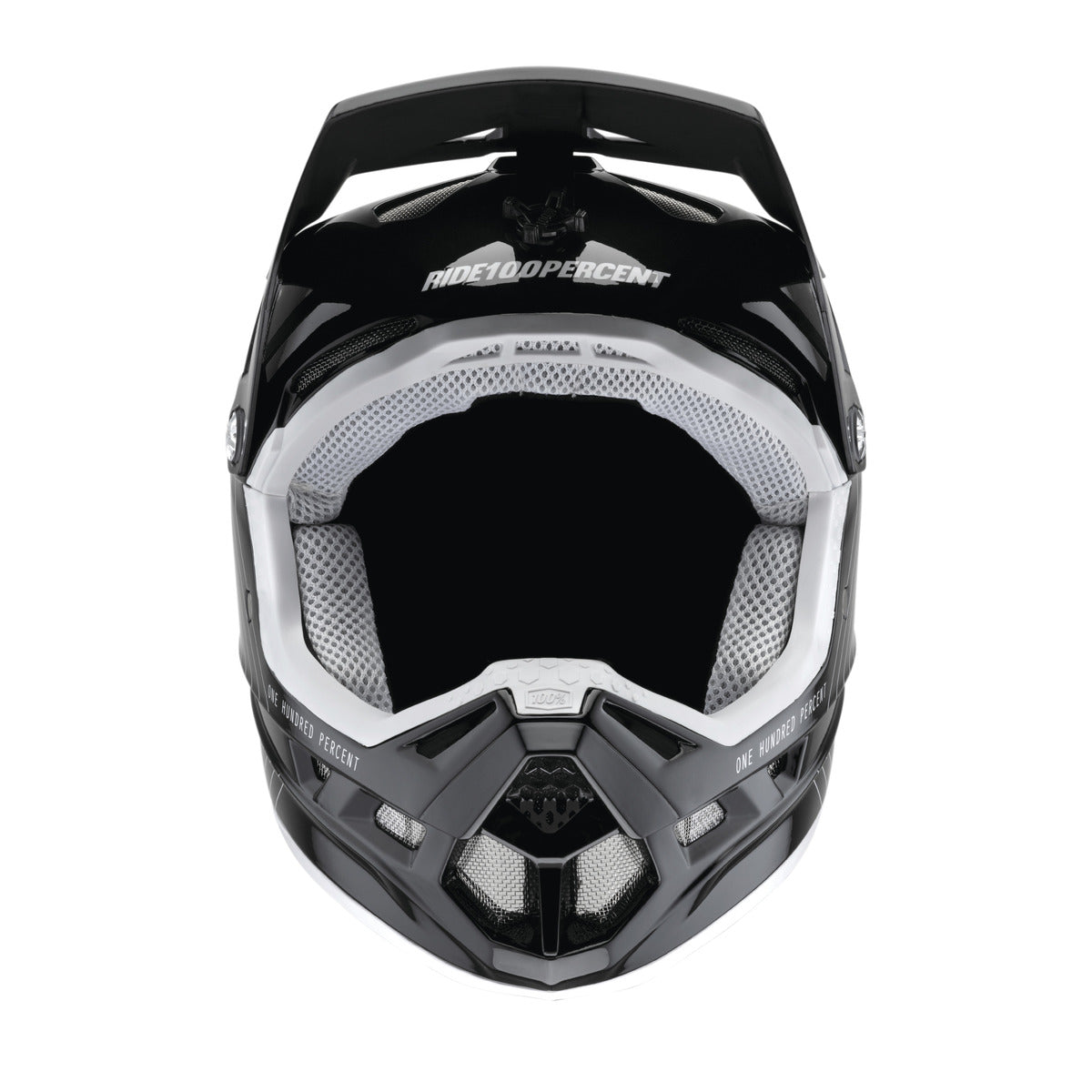 100% AIRCRAFT COMPOSITE MTB Helmet Black/White