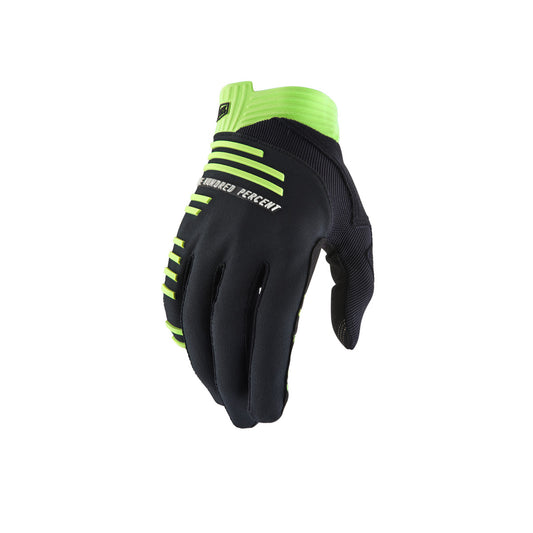 100% R-CORE Gloves Black/Yellow