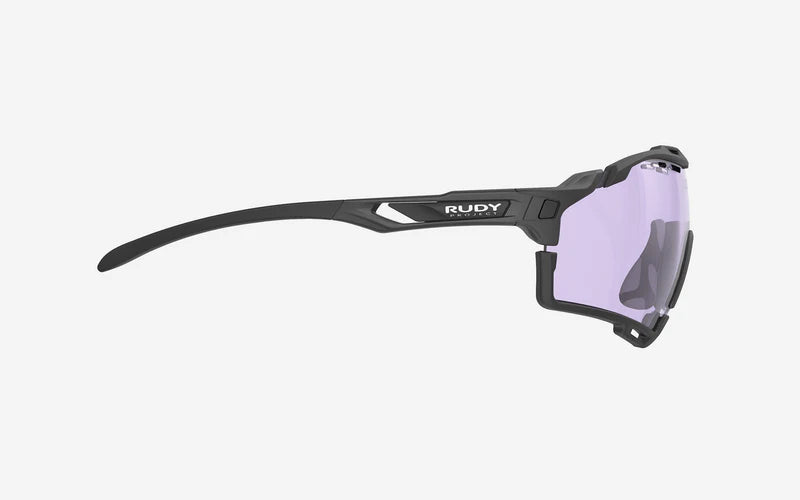 Glasses RUDY PROJECT CUTLINE Black Matt Lenses IMPACTX™ Photochromic Laser Purple