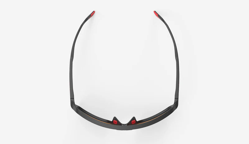 Glasses RUDY PROJECT SPINSHIELD Black Lenses RP Optics Multilaser Red