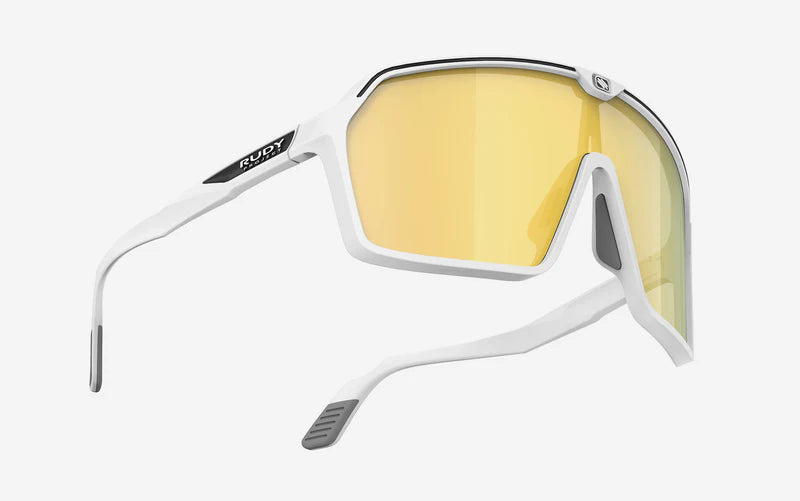 RUDY PROJECT SPINSHIELD Glasses White RP Optics Multilaser Gold Lenses