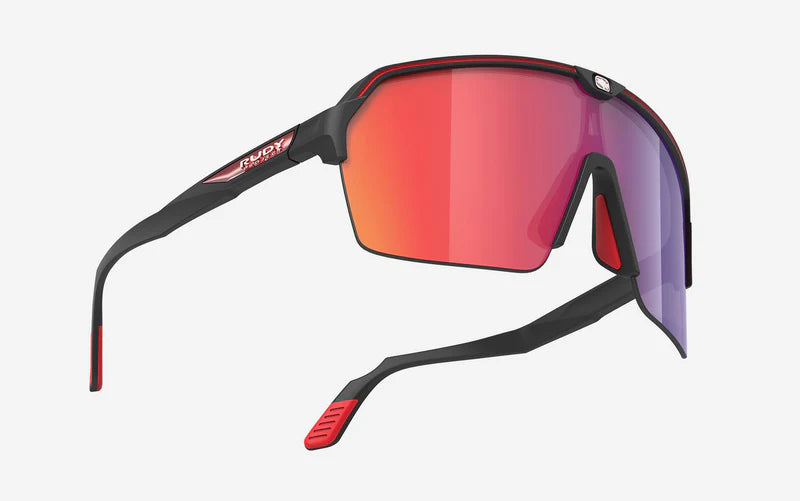 Sunglasses RUDY PROJECT SPINSHIELD AIR Black Matt Lenses RP Optics Multilaser Red