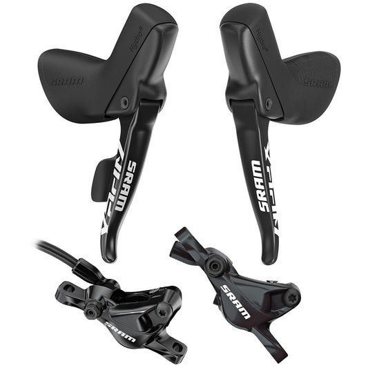 Pair of SRAM APEX HRD 1x11 Post Mount Discless Levers and Calipers