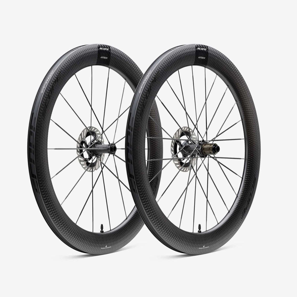 SCOPE Artech 6.A All-Road Tubeless Ready Wheelset (Centerlock) Black