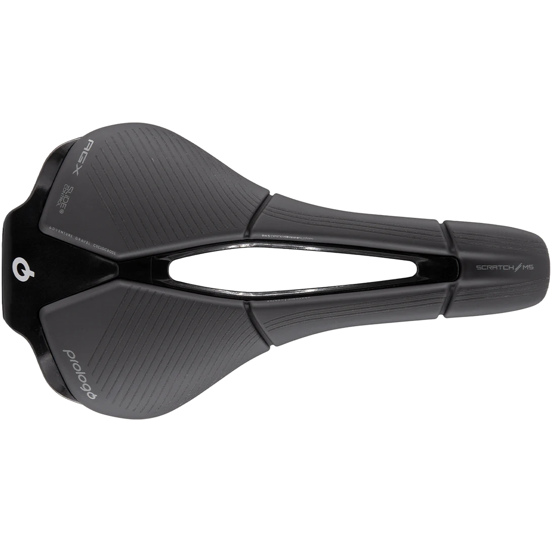 Saddle PROLOGO SCRATCH M5 PAS AGX SLIDE CONTROL Rails Tirox Black