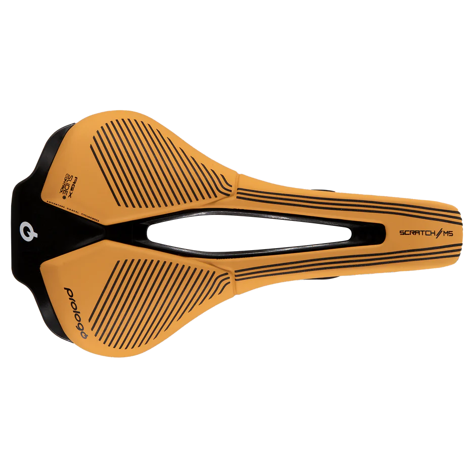 Saddle PROLOGO SCRATCH M5 PAS AGX 140mm Rails Tirox Brown