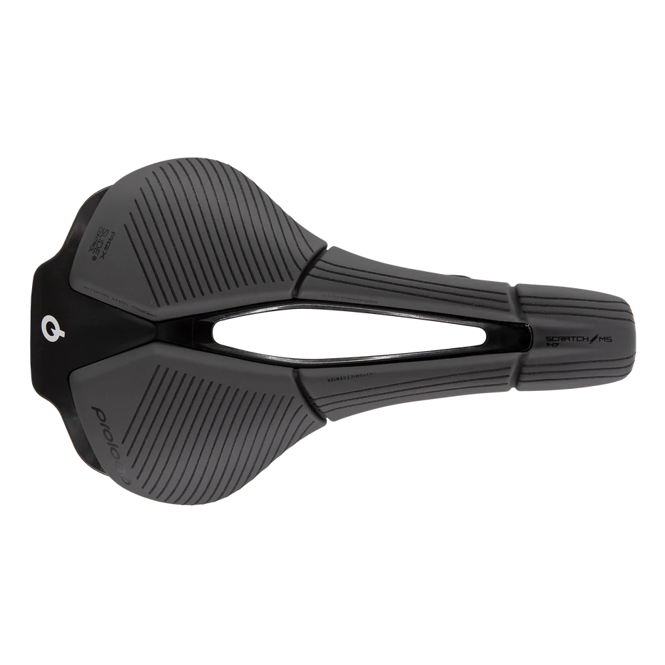 Saddle PROLOGO SCRATCH M5 AGX PAS 147mm Tirox Rails Black
