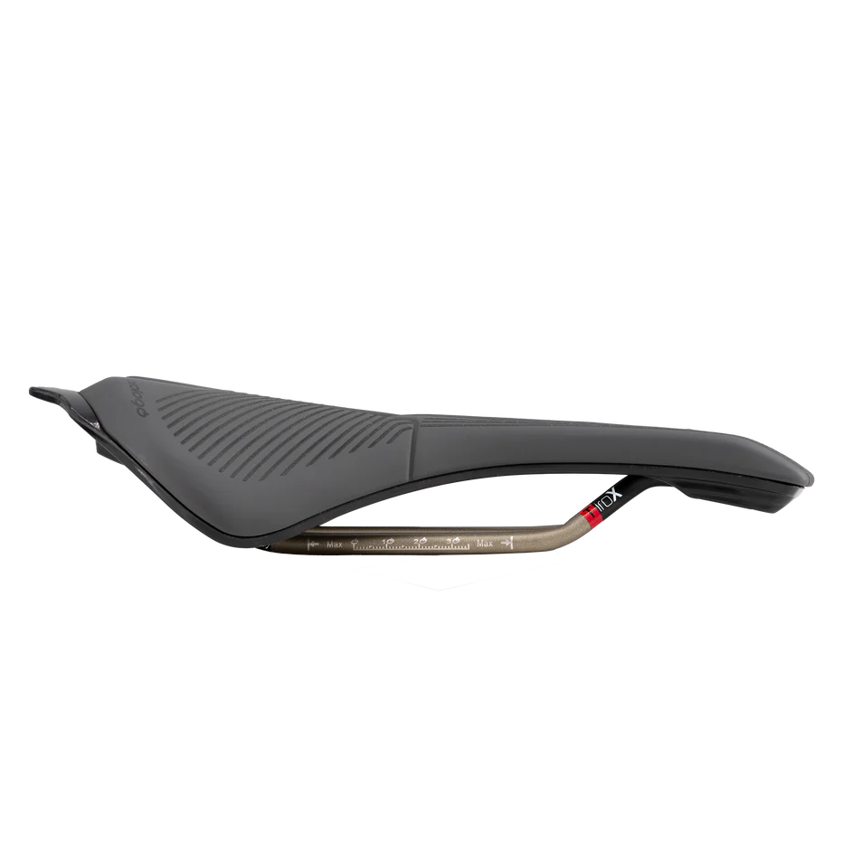 Saddle PROLOGO SCRATCH M5 PAS AGX 140mm Tirox Rails Black