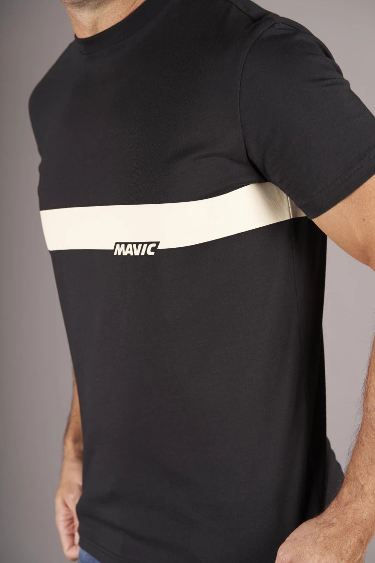 MAVIC CORPORATE STRIPE T-Shirt Black