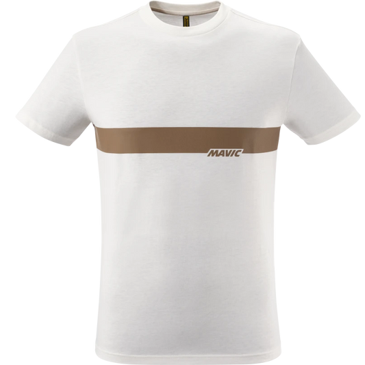 MAVIC CORPORATE STRIPE T-Shirt White
