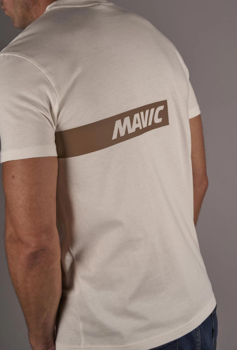 MAVIC CORPORATE STRIPE T-Shirt White