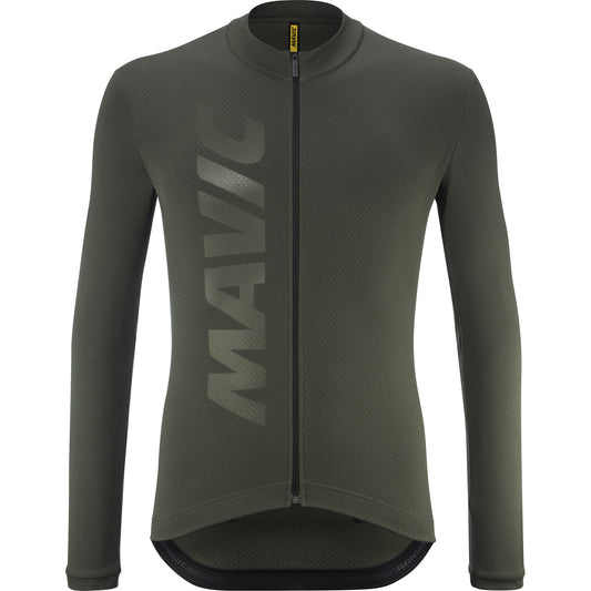 MAVIC AKSIUM THERMO Long Sleeve Jersey Green