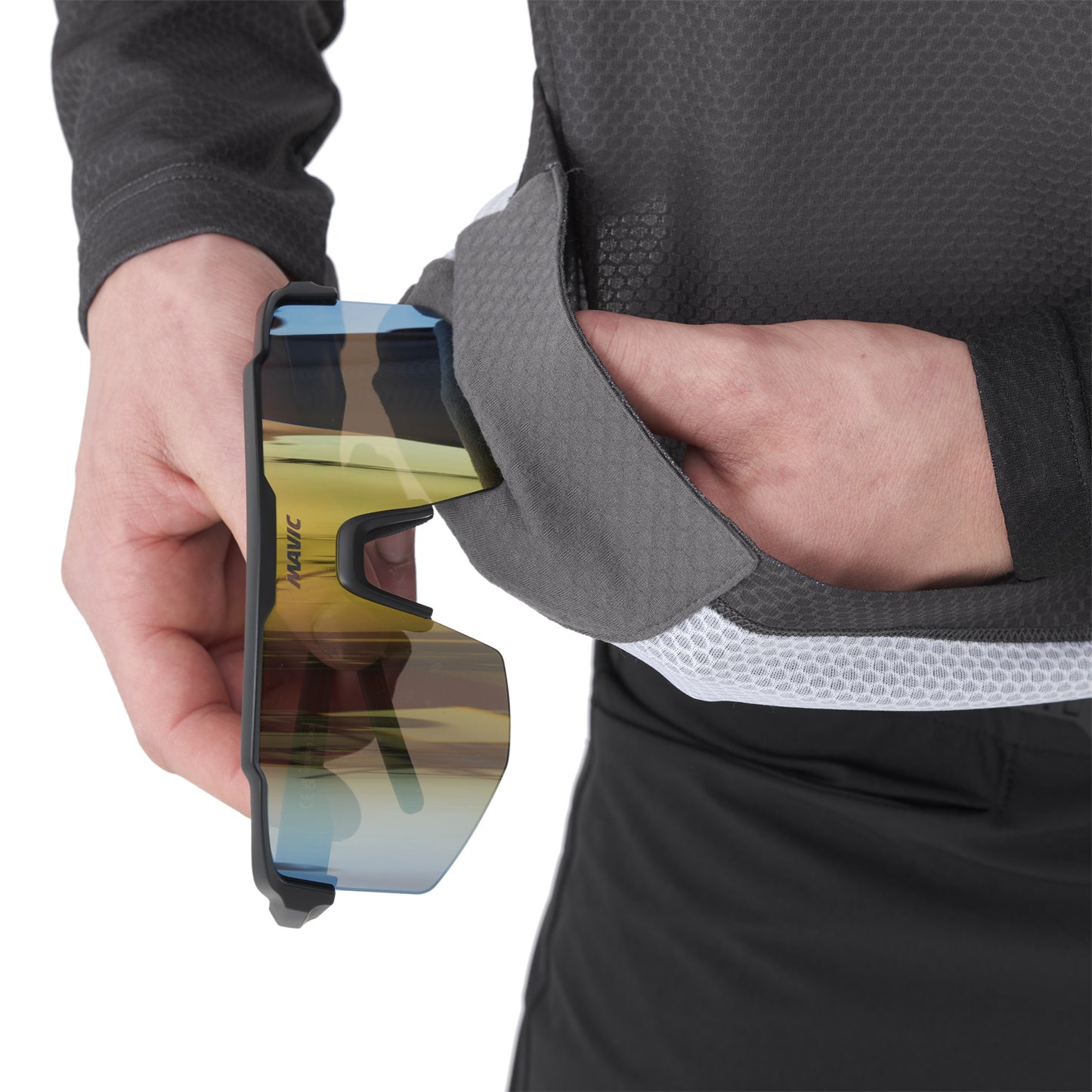 MAVIC DEEMAX ENDURO Long Sleeve Jersey Brown/Beige