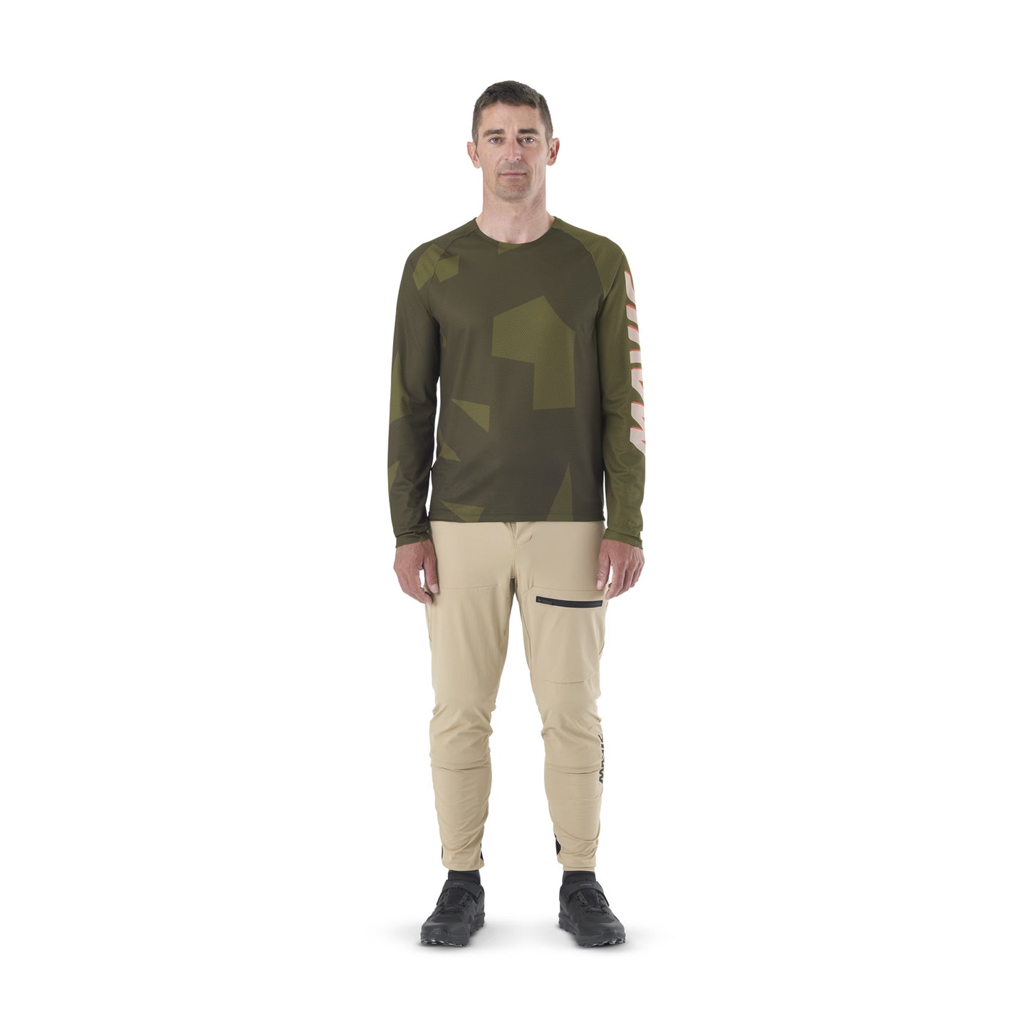 MAVIC DEEMAX ENDURO Long Sleeve Camo Jersey Khaki