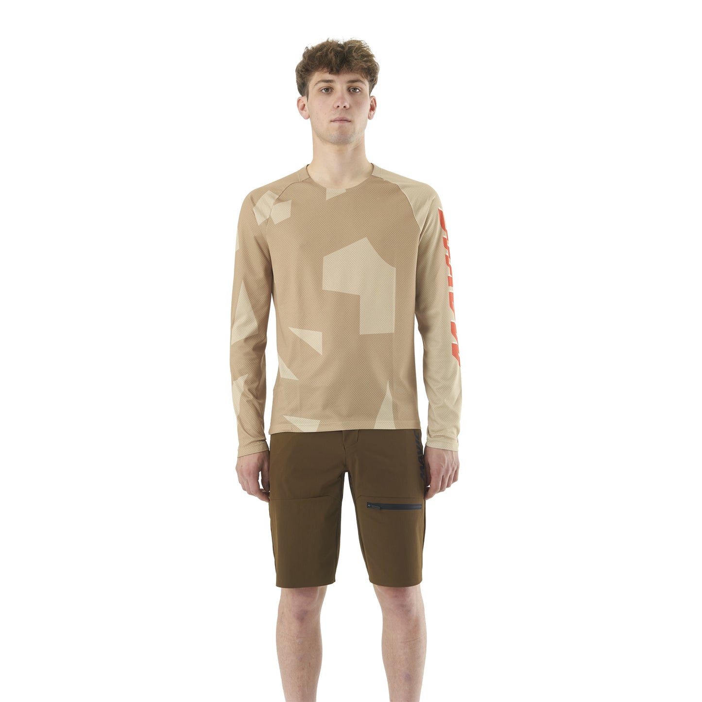MAVIC DEEMAX ENDURO Long Sleeve Camo Beige Jersey