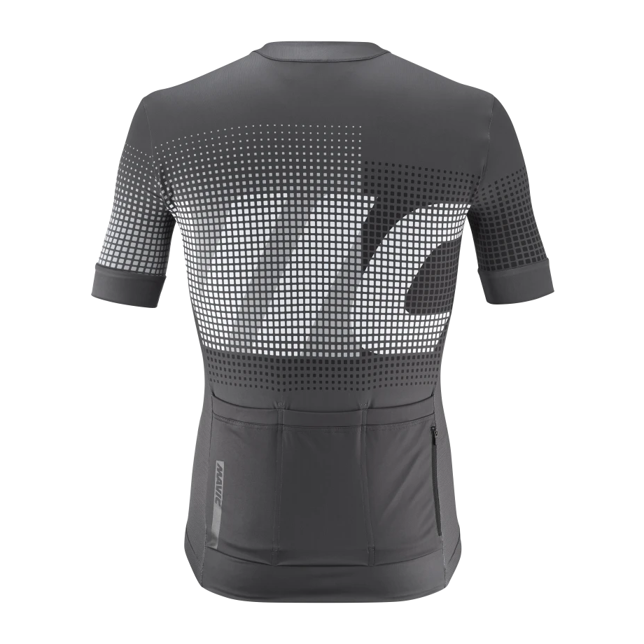MAVIC AKSIUM GRAPHIC Short Sleeve Jersey Blue
