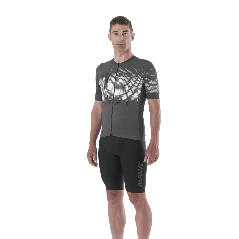 MAVIC AKSIUM GRAPHIC Short Sleeve Jersey Blue