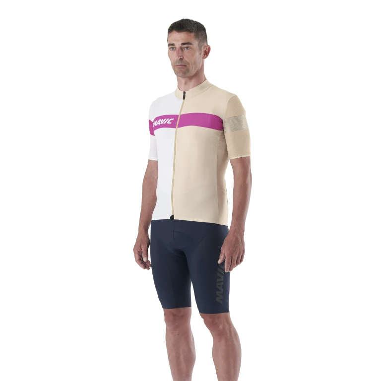 MAVIC KSYRIUM PRO Short Sleeve Jersey Beige