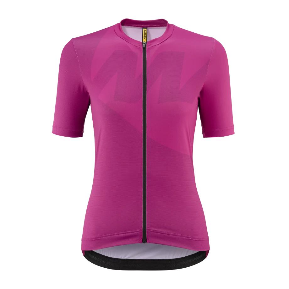 Women's MAVIC ICON GRAPHIC Short Sleeve Jersey Fuchsia
